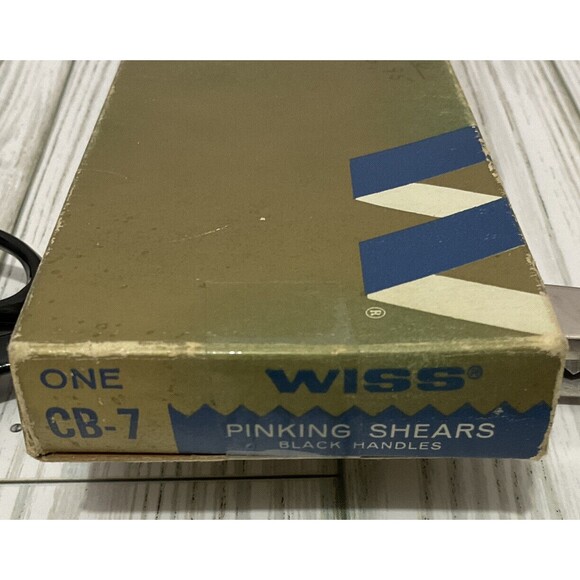 Vintage Wiss Pinking Shears CB-7 with Original Package - Picture 2 of 5